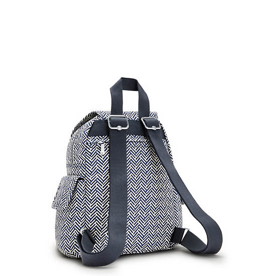 Sacs À Dos Kipling City Pack Mini Printed Blanche | FR 1721LI